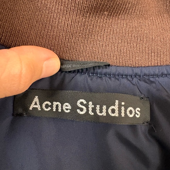 Acne Studios Mills Face Reversible Bomber Jacket - Picture 5 of 5